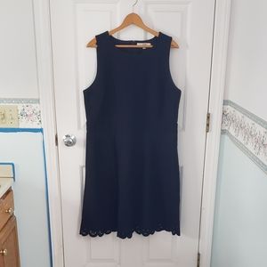 NWOT Loft Sleeveless Black Dress